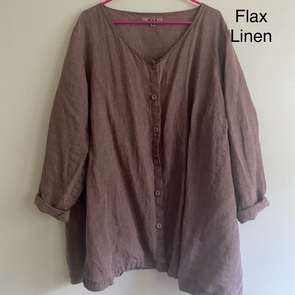 Flax Linen 2G Button Down
